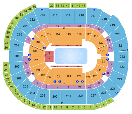 SAP Center SAP Center Seating Chart