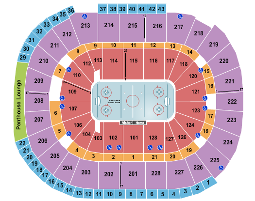 SAP Center SAP Center Seating Chart